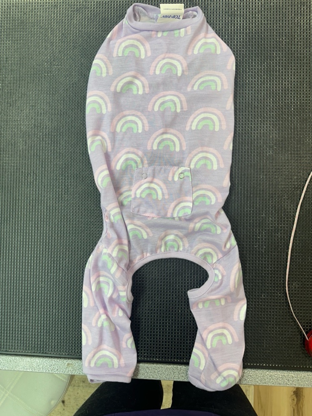 Lavender Rainbow Pajama Onesie